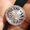 Antique 19.27 CT Portuguese Cut Moissanite for Engagement Ring, Handcrafted Portugal Cut Moissanite