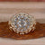 Round Brilliant Lab-Grown Diamond Cluster Signet Ring 1.9 TCW