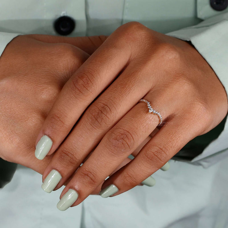 lab grown diamond wedding ring