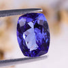 Natural Tanzanite Cushion Shape Gemstone, 1.54 CT Cushion December Birthstone, Loose Gemstone for Custom Jewelry
