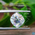 cushion omc moissanite loose