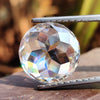 Round Rose Cut Moissanite, 12.28 CT Colorless Loose Moissanite Diamond for Engagement Ring, Handcrafted Moissanite