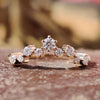0.25 CT Round Brilliant Cut Moissanite Wedding Ring