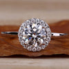 lab grown diamond engagement ring