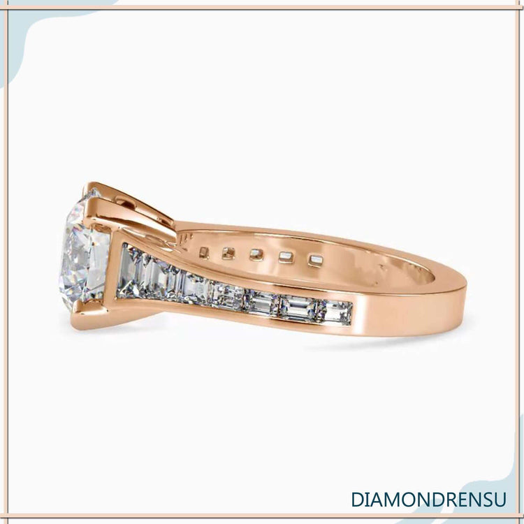 unique moissanite engagement rings - diamondrensu