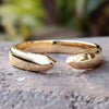 Unique Tapered Style Open Gap Comfort-fit Wedding Band