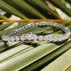 Dazzling 4.0 MM Round Moissanite Four Prong Tennis Bracelet