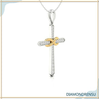 criss cross pendant - diamondrensu