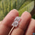 flame cut moissanite pair