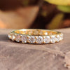 1.43 TCW Round Brilliant Cut Moissanite Eternity Wedding Band