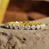 1.49 TW Round Brilliant Cut Colorless Classic Moissanite Wedding Band
