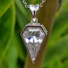 2.17 CT Spear Cut Bezel Set Solitaire Moissanite Wedding Pendant