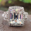 cushion moissanite ring - diamondrensu