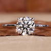 Round Brilliant Cut Lab-Grown Diamond Solitaire 0.5 - 3 CT Ring