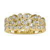 Delicate 0.57 TCW Round Brilliant Cut Colorless Moissanite Eternity Band