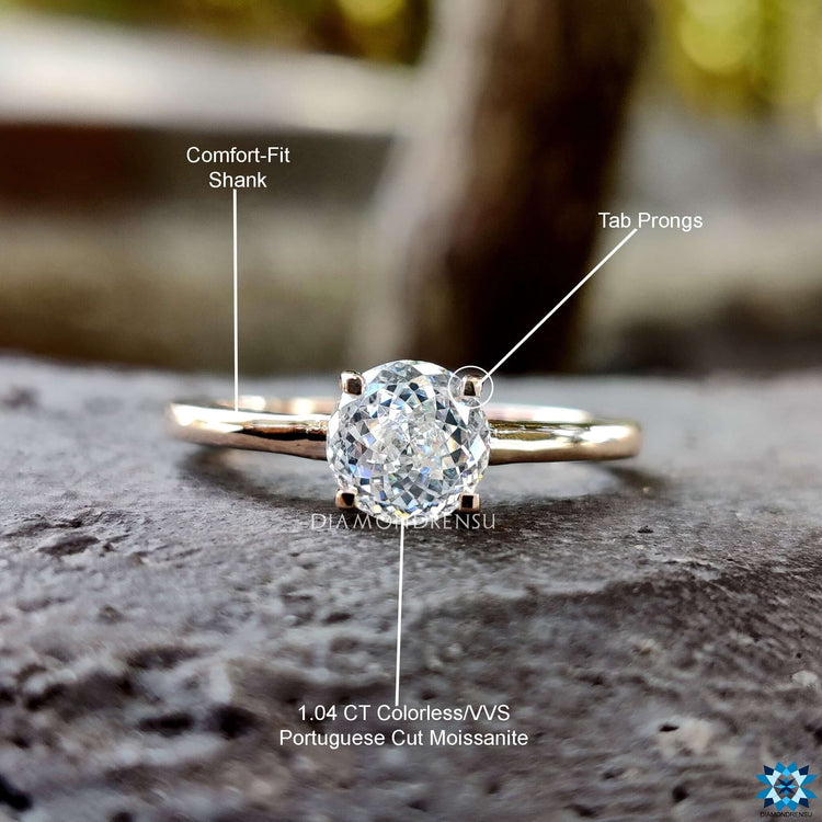 moissanite solitaire moissanite