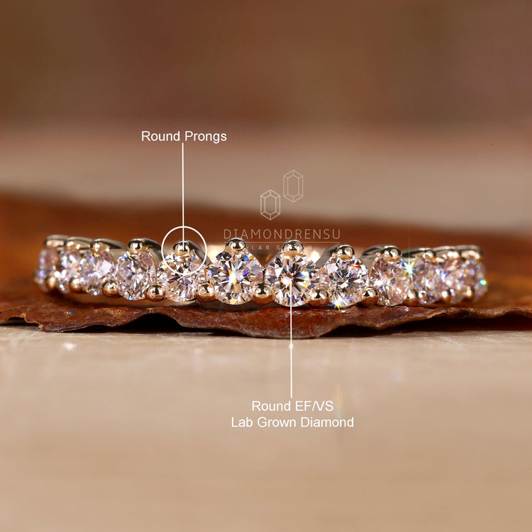 lab grown diamond band