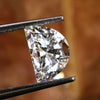 Half Moon Cut Lab Grown Diamond, 1 Carat Diamond