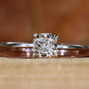 Cushion Cut Lab Grown Diamond Solitaire Engagement Ring