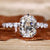 radiant cut engagement ring