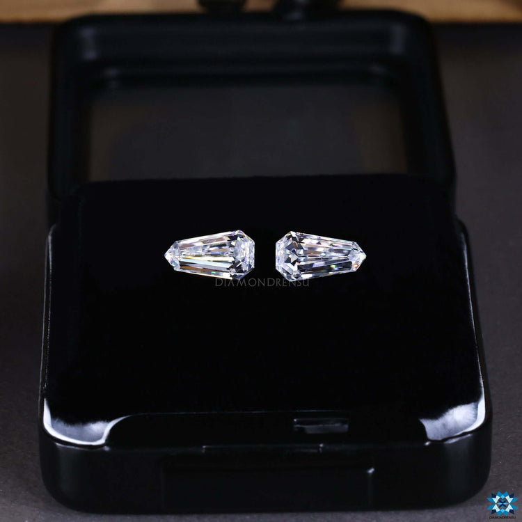 bullet cut moissanite