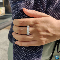 moissanite eternity band - diamondrensu