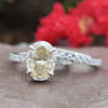 3.19 TCW Oval Cut Hidden Halo Pave A Perfect Moissanite Bridal Set