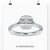 cathedral set moissanite ring - diamondrensu