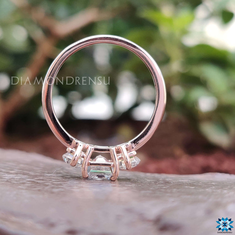 three stones engagement rings - diamondrensu