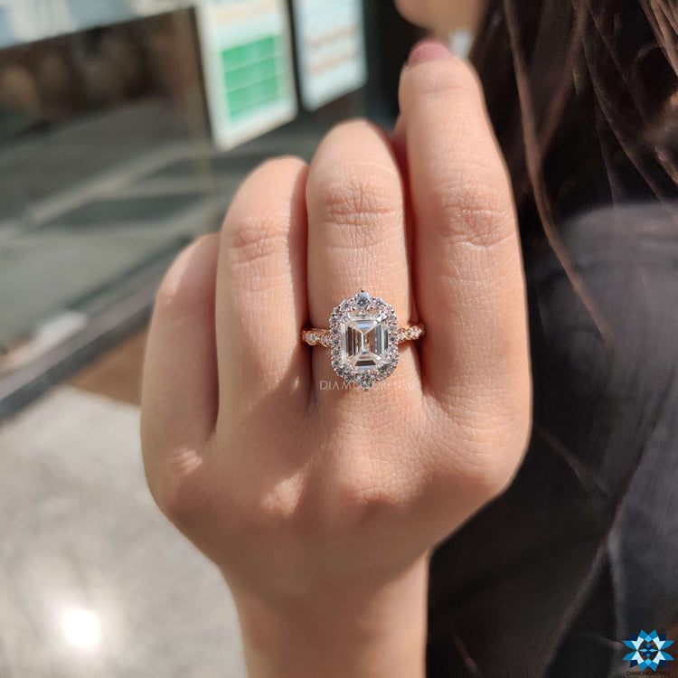 affordable moissanite engagement rings - diamondrensu
