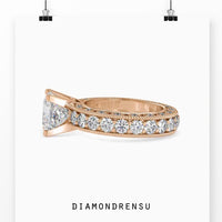 moissanite wedding ring - diamondrensu