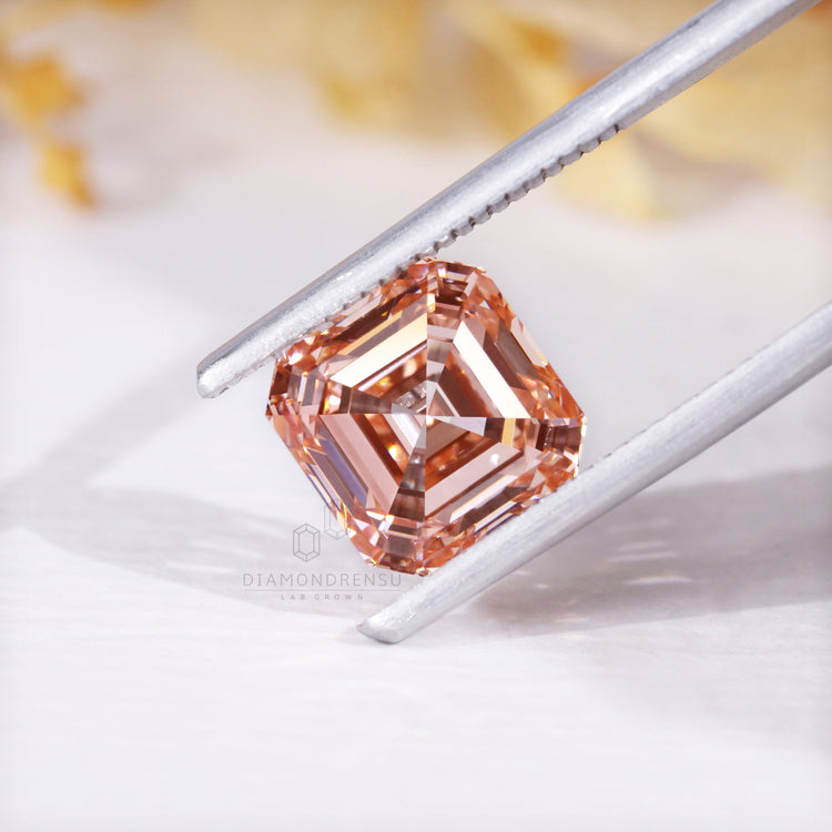 asscher cut lab grown diamond