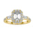 emerald cut moissanite ring - diamondrensu