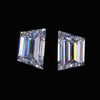 0.50 to 4.0 TW Trapezoid Cut Loose Moissanite For Engagement Ring