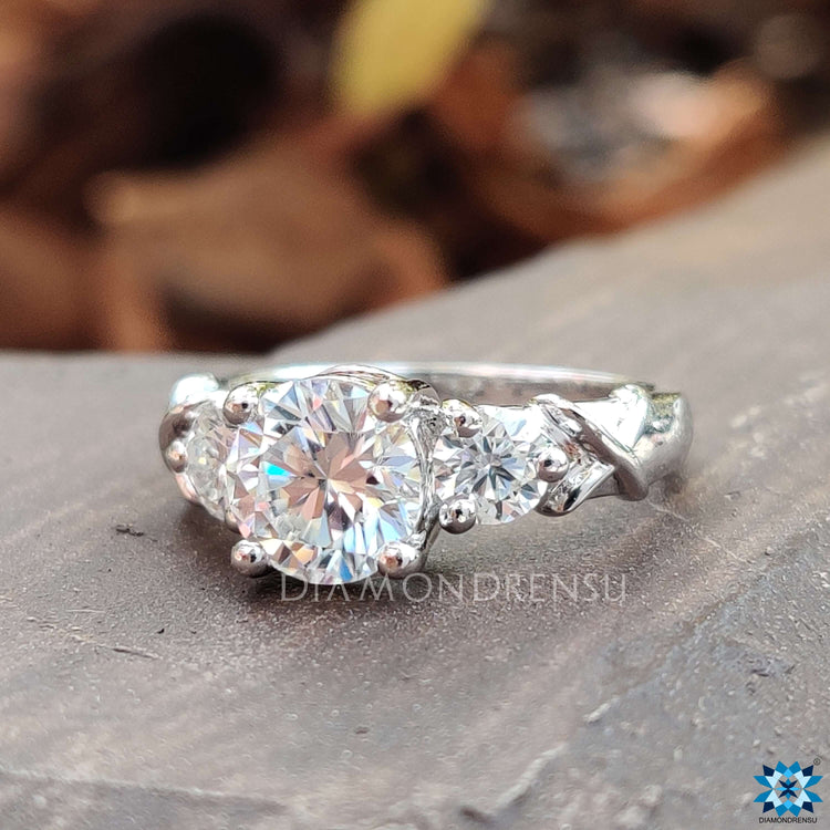 three stone ring