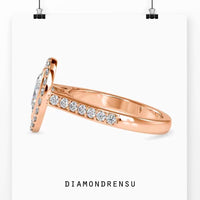 moissanite halo engagement rings - diamondrensu