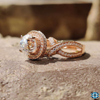 moissanite engagement rings - diamondrensu