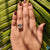 Unique 7.40 TCW Cushion Rensu Cut Hidden Halo Moissanite Engagement Ring
