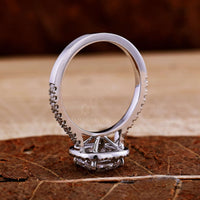 lab created diamond ring