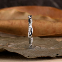 lab created diamond band