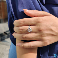 moissanite engagement ring - diamondrensu