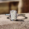 oval cut moissanite ring - diamondrensu