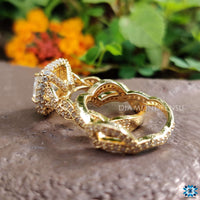 vintage moissanite engagement ring - diamondrensu