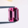 Natural Tourmaline Gemstone, 1.68 CT Emerald Cut October Birthstone for an Engagement Ring