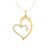 gold heart pendant - diamondrensu