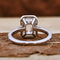 diamond halo engagement ring