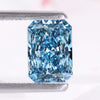 Rare 1.82 CT Radiant Cut Fancy Blue Lab Grown Diamond, Loose Diamond for Custom Jewelry