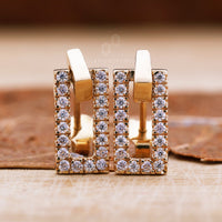 lab created diamond earrings