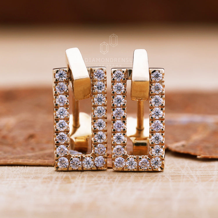 lab created diamond earrings