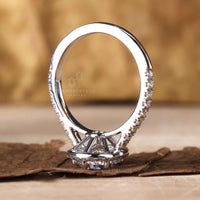 halo engagement ring